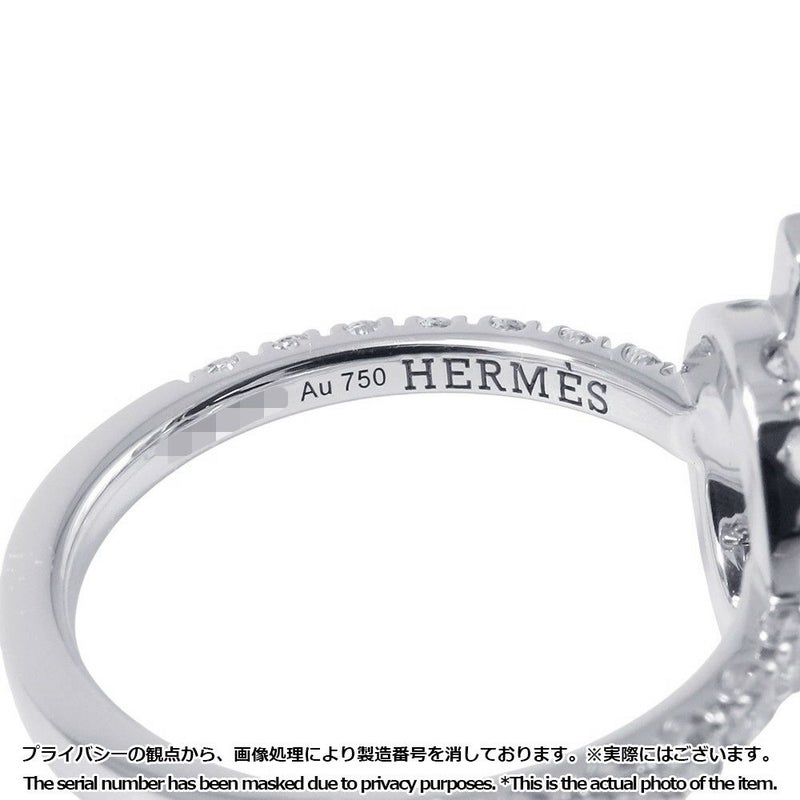 エルメス リング フィネス ダイヤモンド 31P 計0.83ct K18WGホワイトゴールド リングサイズ53 HERMES 指輪