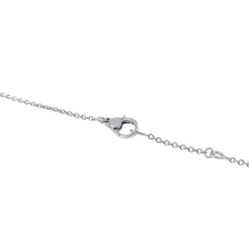 エルメス ネックレス フィネス ペンダント ダイヤモンド 17P 計0.46ct K18WGホワイトゴールド HERMES