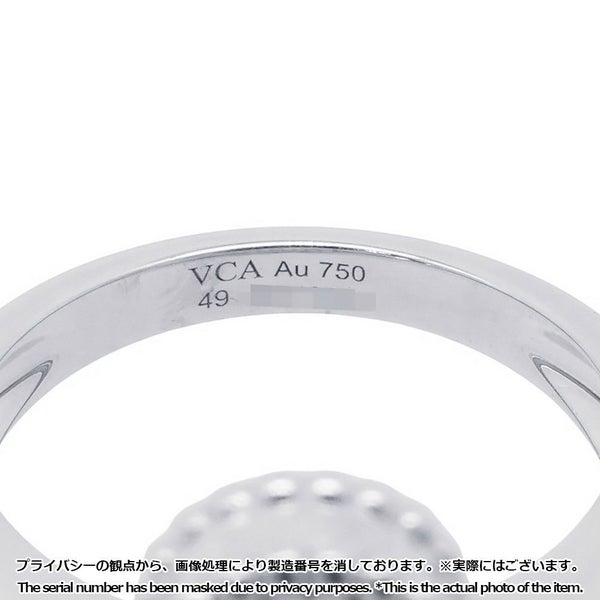 ヴァンクリーフ&アーペル リング ヴィンテージ アルハンブラ リング ギヨシェ K18WG リングサイズ49 VCARP9XI49