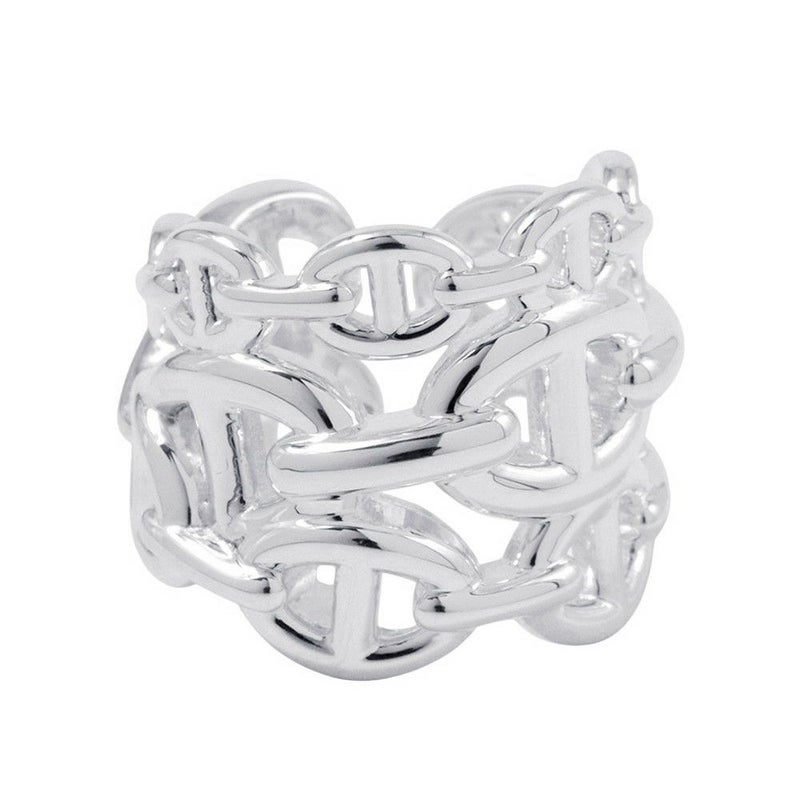 エルメス リング シェーヌダンクル アンシェネGM Enchainee SV925シルバー リングサイズ50 HERMES 指輪