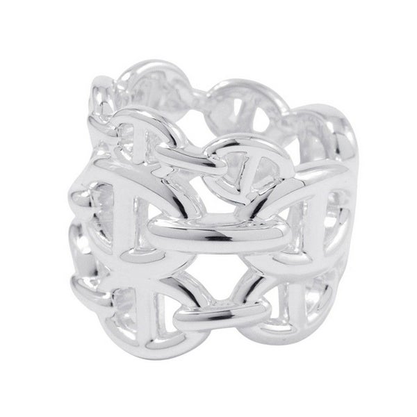 エルメス リング シェーヌダンクル アンシェネGM Enchainee SV925シルバー リングサイズ50 HERMES 指輪