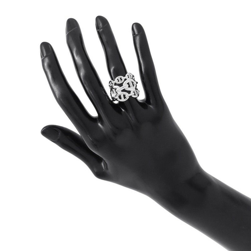 エルメス リング シェーヌダンクル アンシェネGM Enchainee SV925シルバー リングサイズ50 HERMES 指輪