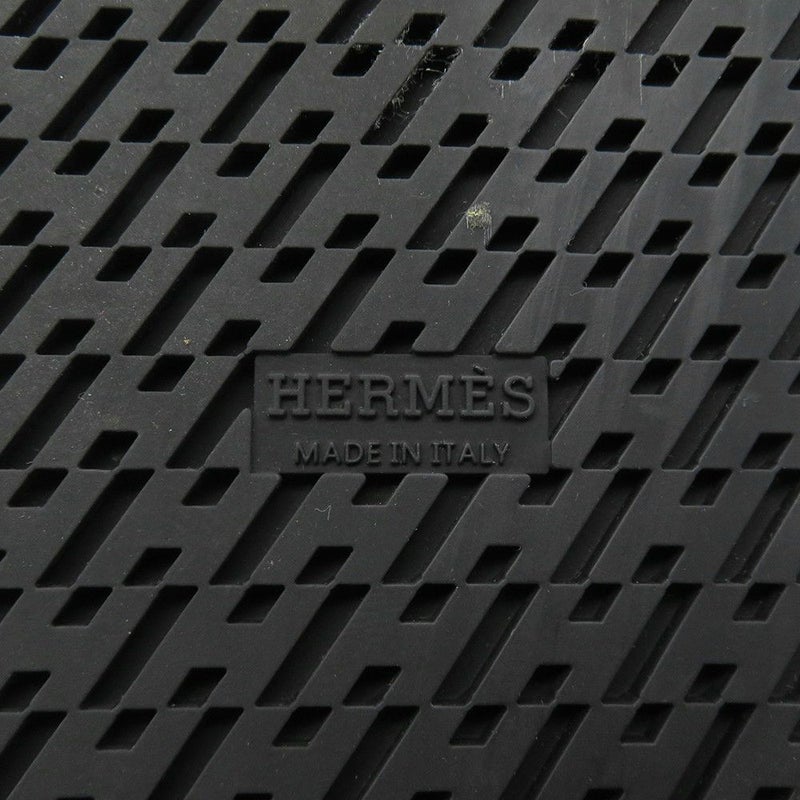 エルメス サンダル シプレ カーフレザー レディースサイズ38.5 HERMES 靴 黒 白