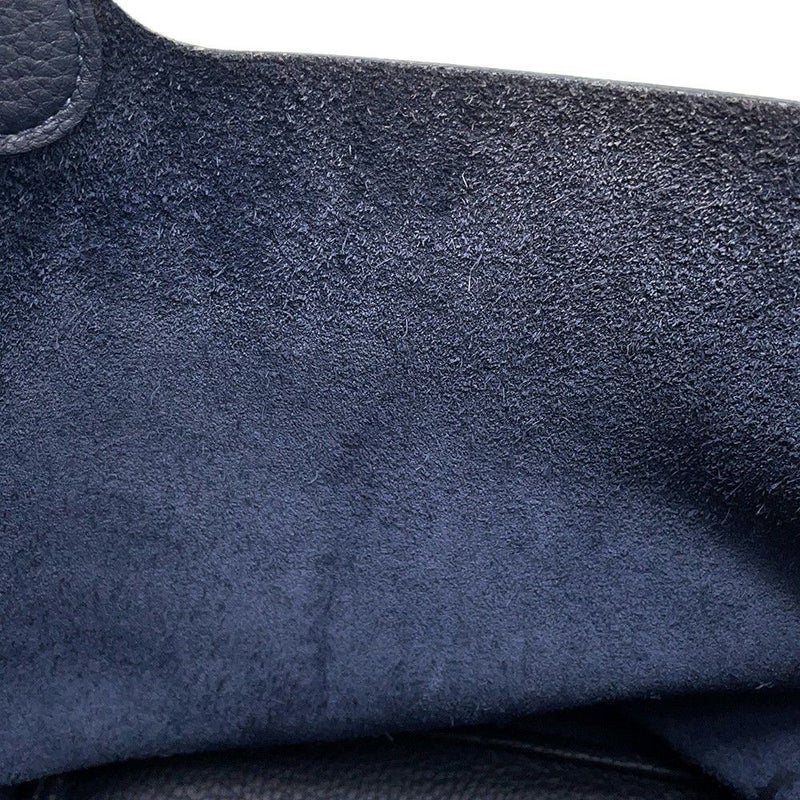 エルメス ハンドバッグ ピコタンロックMM ブルーニュイ/シルバー金具 トリヨンクレマンス D刻印