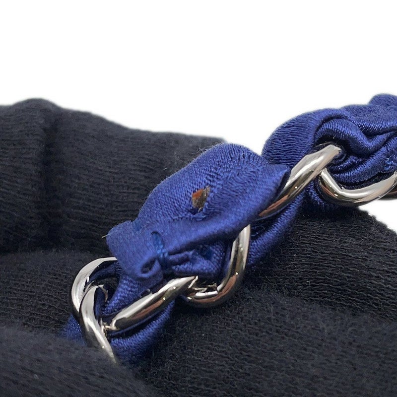 シャネル チェーンショルダーバッグ ココマーク ラムスキン シルク カメリアチャーム付き CHANEL バッグ