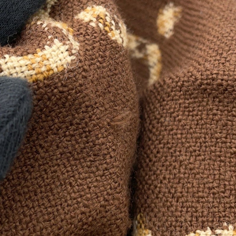 グッチ スカーフ GGウールジャカード チェック柄 ウール スカーフ 660025 GUCCI ストール マフラー GG柄