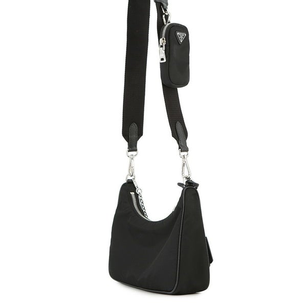 プラダ ショルダーバッグ Re-Edition 2005 Re-Nylon ナイロン 1BH204 PRADA 2wayバッグ 黒