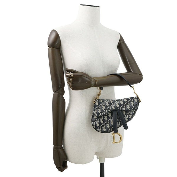 クリスチャン・ディオール ハンドバッグ オブリーク サドルバッグ ミニ キャンバス M0446CTZQ トロッター