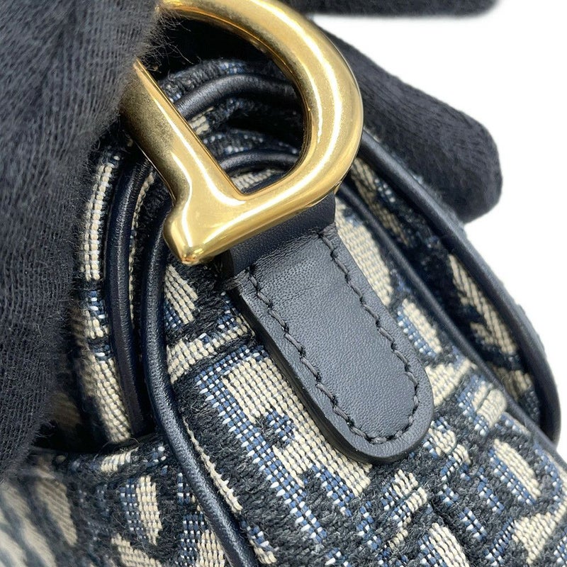 クリスチャン・ディオール ハンドバッグ オブリーク サドルバッグ ミニ キャンバス M0446CTZQ トロッター