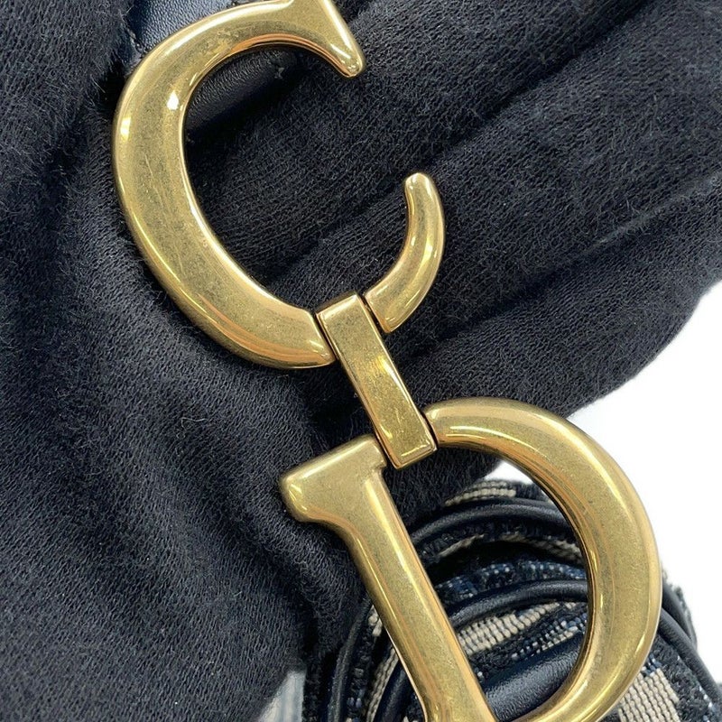 クリスチャン・ディオール ハンドバッグ オブリーク サドルバッグ ミニ キャンバス M0446CTZQ トロッター