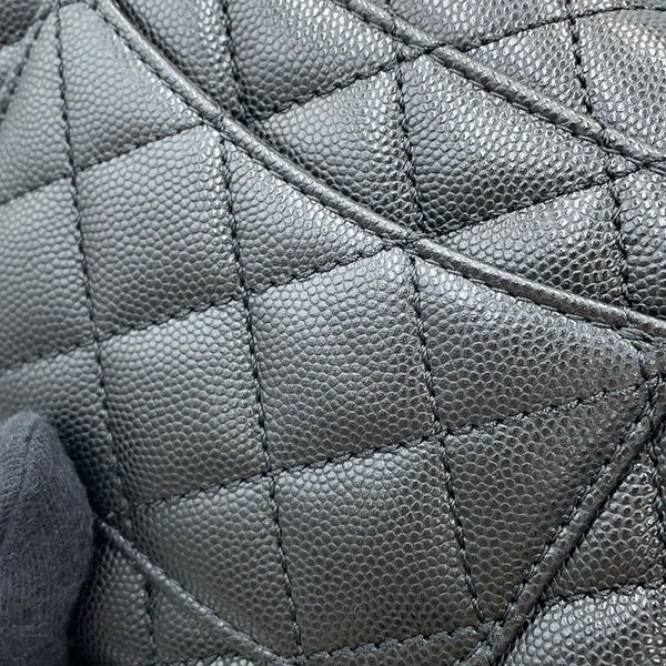 シャネル ハンドバッグ ココマーク マトラッセ ココハンドル XXS キャビアスキン AS2215 CHANEL 2way 黒