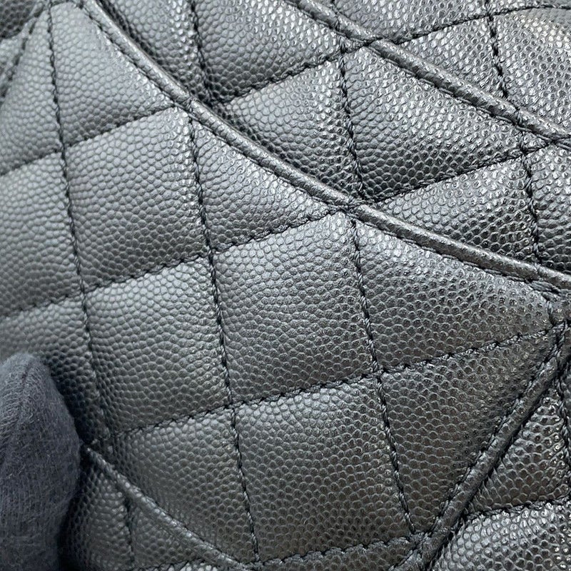 シャネル ハンドバッグ ココマーク マトラッセ ココハンドル XXS キャビアスキン AS2215 CHANEL 2way 黒