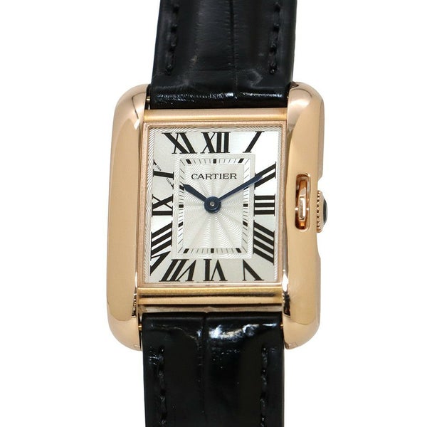 カルティエ タンクアングレーズ SM W5310027 Cartier 腕時計 シルバー文字盤 クォーツ