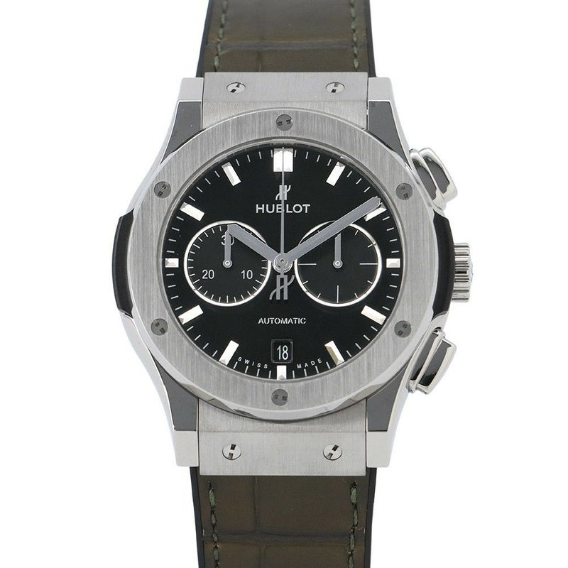 ウブロ クラシック フュージョン クロノグラフ チタニウム グリーン 541.NX.8970.LR グリーン文字盤