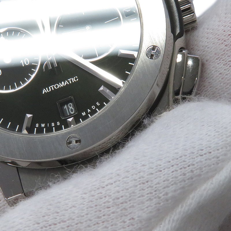 ウブロ クラシック フュージョン クロノグラフ チタニウム グリーン 541.NX.8970.LR グリーン文字盤