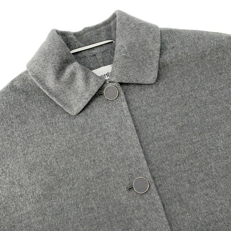 エルメス ベスト コート カシミヤ レディースサイズ36 4H0101DA HERMES トップス アウター