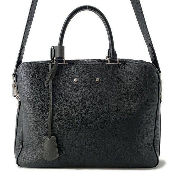 ルイヴィトン ビジネスバッグ トリヨンレザー アルマンド・ブリーフケース MM M54381 LOUIS VUITTON 書類バッグ ブラック 黒