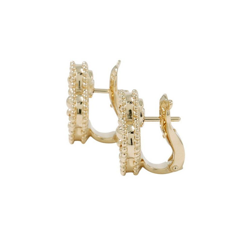 ヴァンクリーフ&アーペル ピアス ヴィンテージ アルハンブラ イヤリング ギヨシェ K18YGイエローゴールド VCARP3JL00