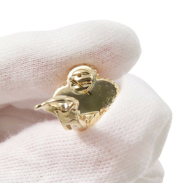 ヴァンクリーフ&アーペル ピアス ヴィンテージ アルハンブラ イヤリング ギヨシェ K18YGイエローゴールド VCARP3JL00