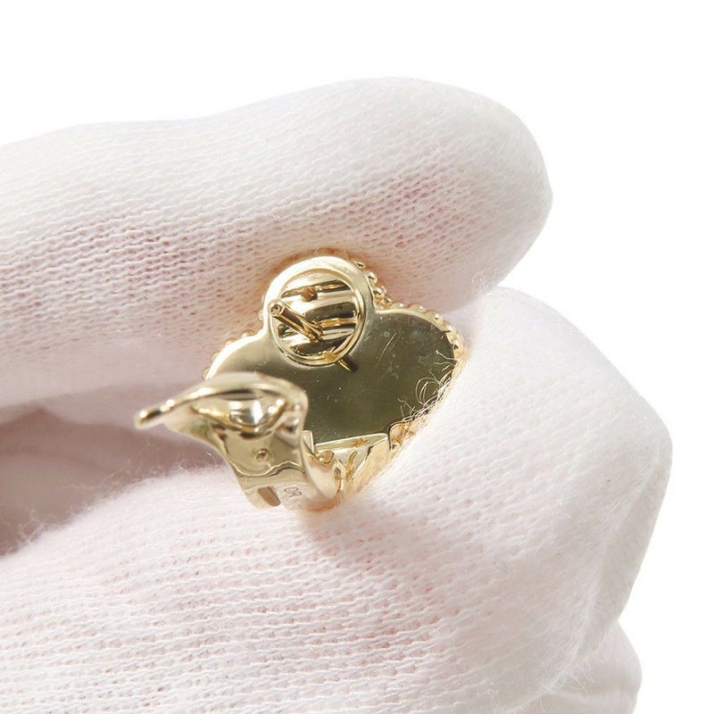 ヴァンクリーフ&アーペル ピアス ヴィンテージ アルハンブラ イヤリング ギヨシェ K18YGイエローゴールド VCARP3JL00