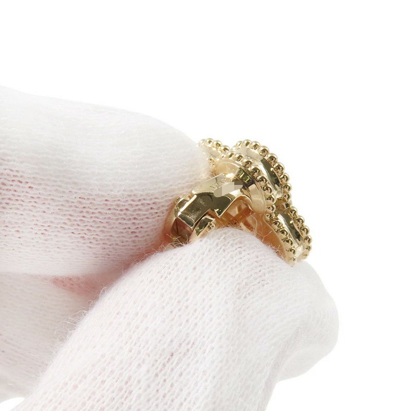 ヴァンクリーフ&アーペル ピアス ヴィンテージ アルハンブラ イヤリング ギヨシェ K18YGイエローゴールド VCARP3JL00