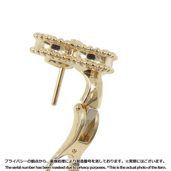 ヴァンクリーフ&アーペル ピアス ヴィンテージ アルハンブラ イヤリング ギヨシェ K18YGイエローゴールド VCARP3JL00