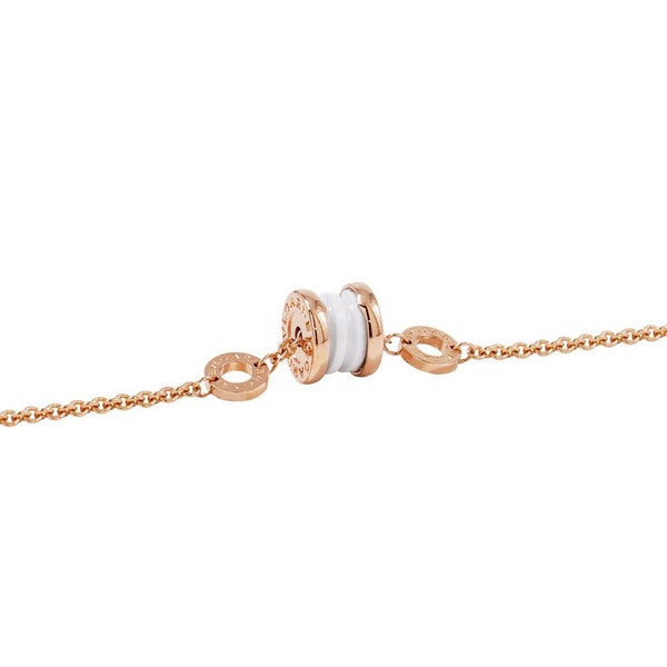 ブルガリ ブレスレット B-ZERO1 ビーゼロワン エレメント K18PGピンクゴールド/ホワイトセラミック SM