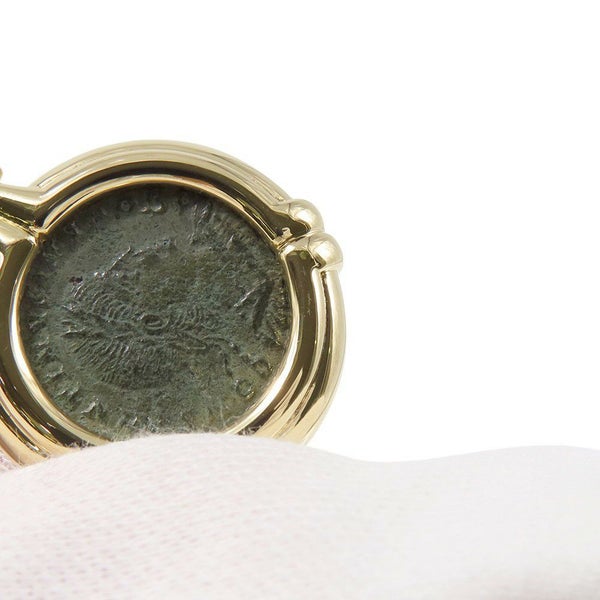 モニッケンダム ネックレス 古代コイン ダイヤモンド 計0.17ct K18YGイエローゴールド MONNICKENDAM ペンダント ジュエリー