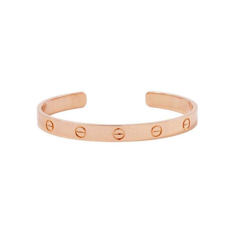 カルティエ バングル ラブブレス K18PGピンクゴールド サイズ17 LOVEブレスレット ブレスレット