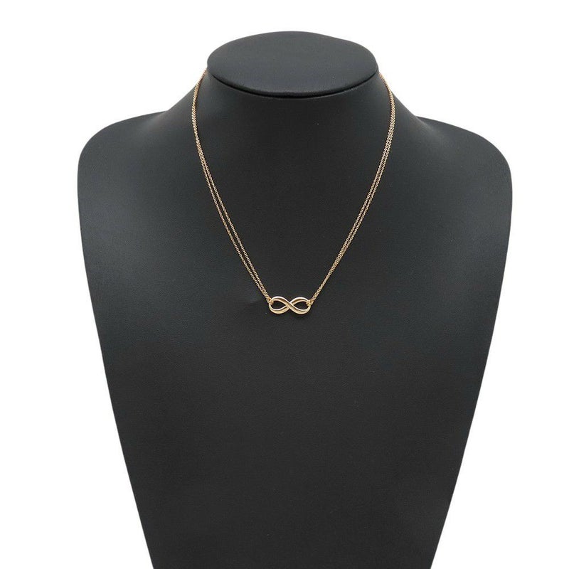 ティファニー ネックレス インフィニティ K18PGピンクゴールド Tiffany&Co. ジュエリー