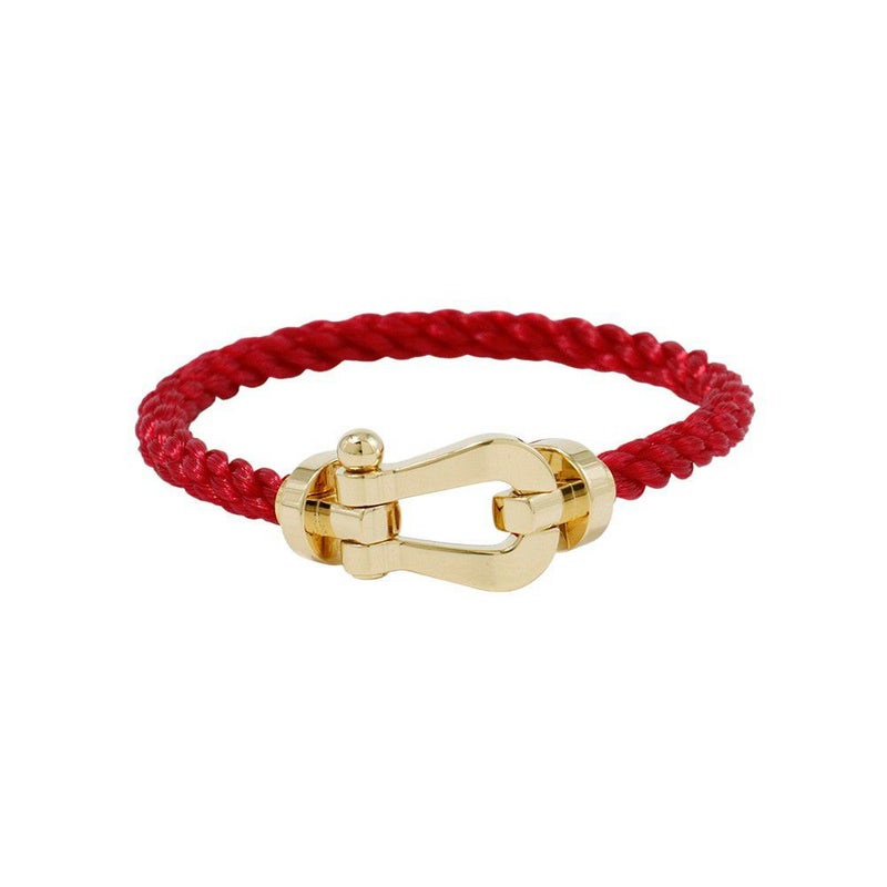 フレッド ブレスレット フォース10 K18YG SSステンレススチール サイズ17 LM バングル