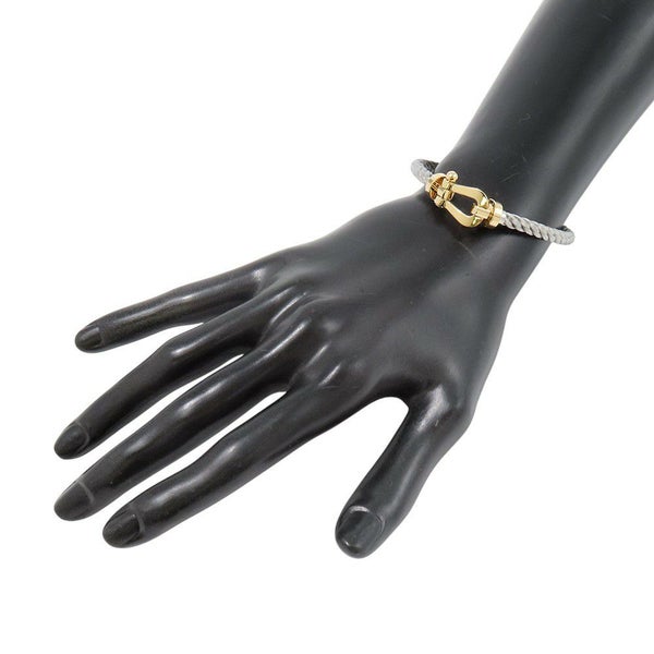 フレッド ブレスレット フォース10 K18YG SSステンレススチール サイズ17 LM バングル