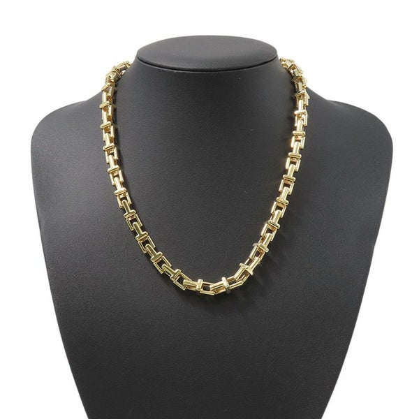 ティファニー ネックレス  T ナロー チェーン ネックレス K18YGイエローゴールド Tiffany&Co. ペンダント ジュエリー