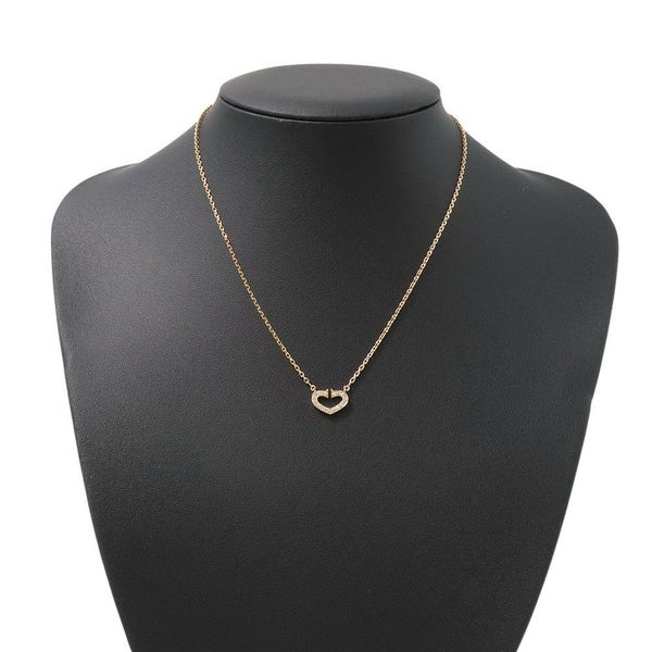 カルティエ ネックレス Cハート ダイヤモンド K18PGピンクゴールド B7008400 Cartier ペンダント