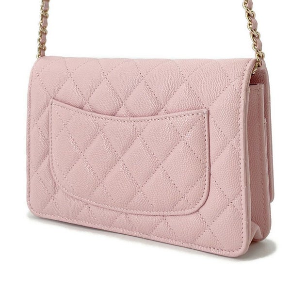 シャネル チェーンウォレット マトラッセ ココマーク キャビアスキン AP4246 CHANEL 財布