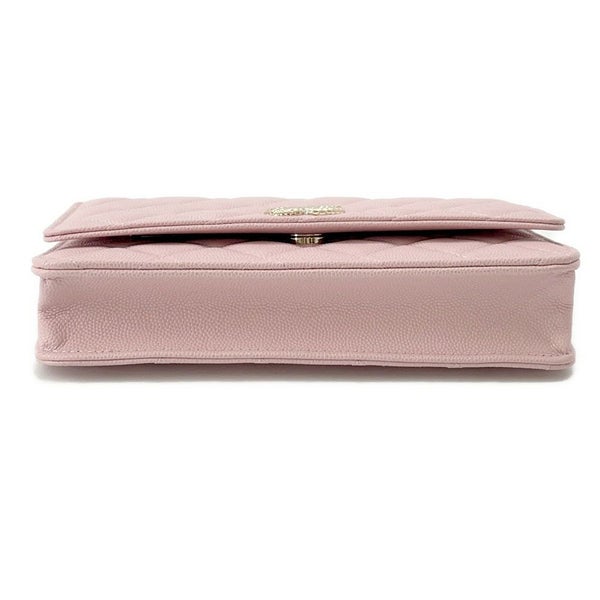 シャネル チェーンウォレット マトラッセ ココマーク キャビアスキン AP4246 CHANEL 財布