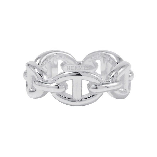 エルメス リング シェーヌダンクル アンシェネPM Enchainee SV925シルバー リングサイズ52 HERMES ジュエリー