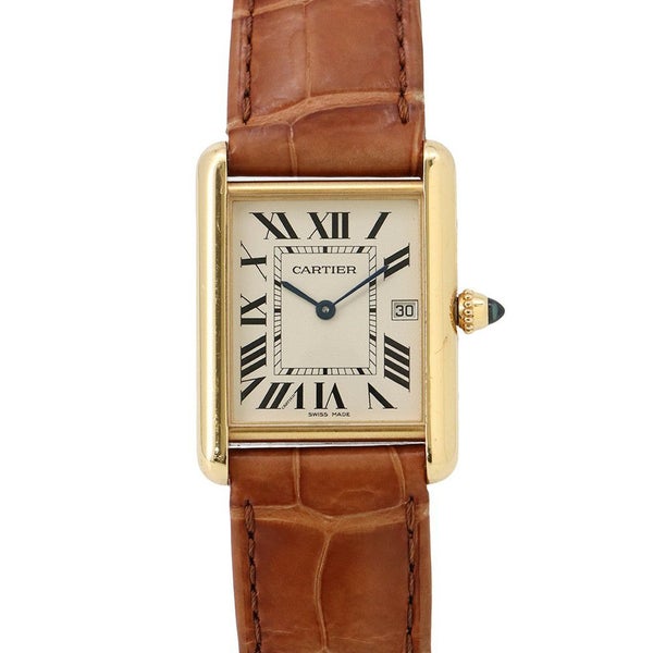 カルティエ タンク ルイ カルティエ LM W1529756 Cartier 腕時計 シルバー文字盤