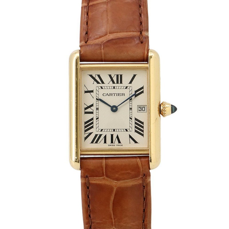 カルティエ タンク ルイ カルティエ LM W1529756 Cartier 腕時計 シルバー文字盤