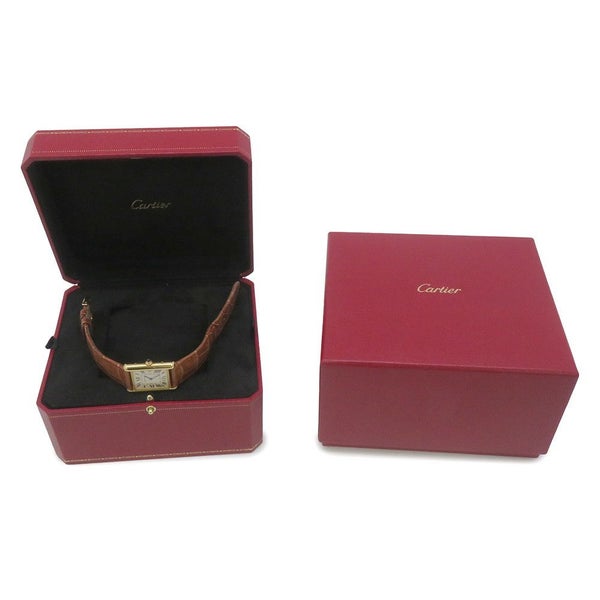 カルティエ タンク ルイ カルティエ LM W1529756 Cartier 腕時計 シルバー文字盤