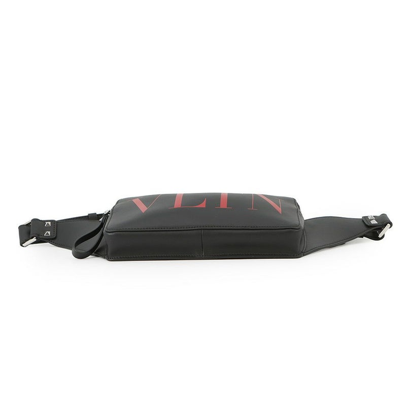 ヴァレンティノ・ガラヴァーニ ボディバッグ VLTNロゴ TY2B0719WJW VALENTINO ベルトバッグ 黒