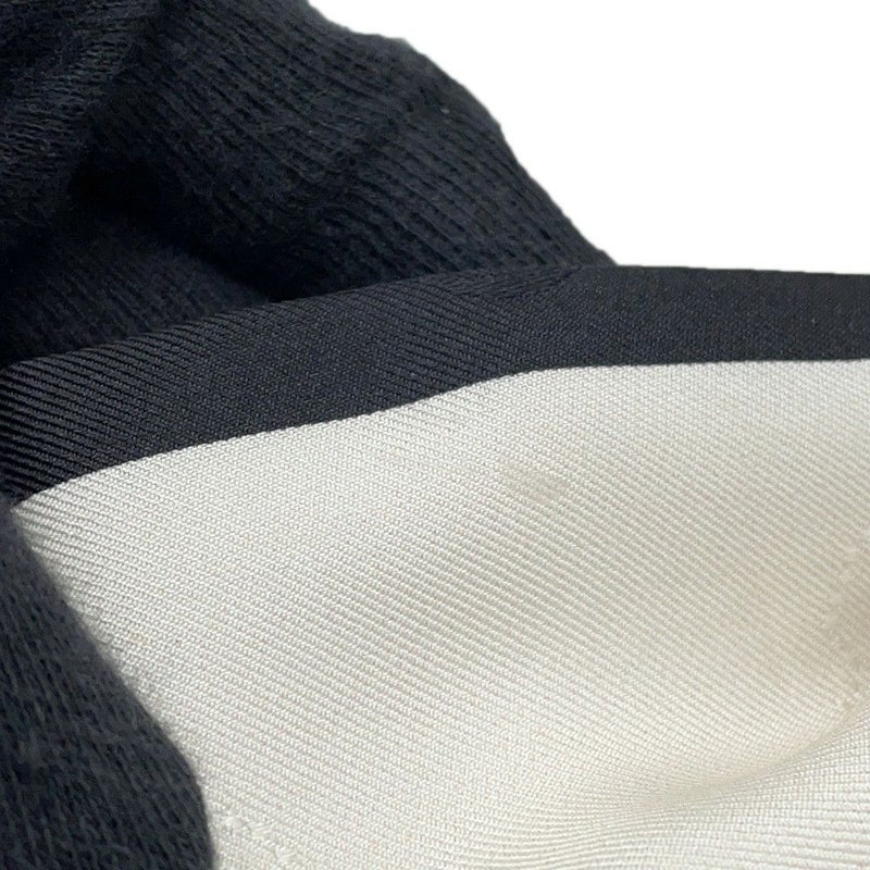 シャネル シュシュ リボン ロゴ シルク AA7530 CHANEL ヘアアクセサリー 白