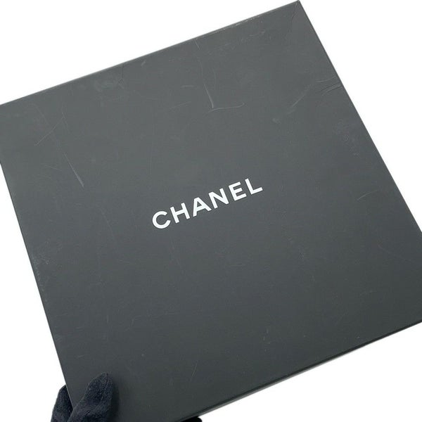 シャネル シュシュ リボン ロゴ シルク AA7530 CHANEL ヘアアクセサリー 白