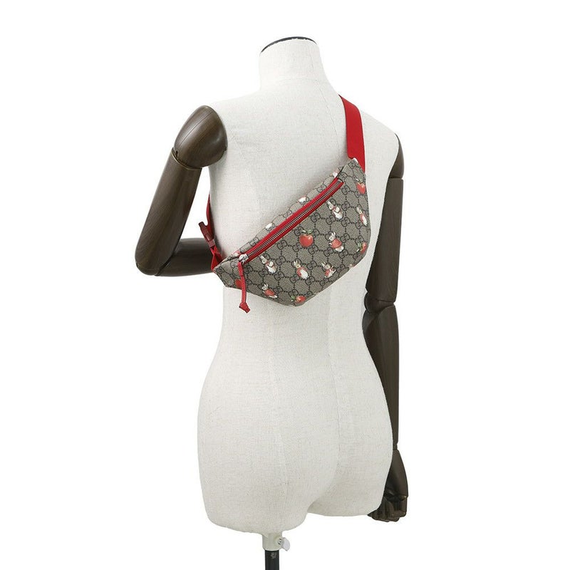 グッチ ボディバッグ チルドレンズ GGスプリーム ピーターラビット 502095 GUCCI ウエストポーチ キッズ