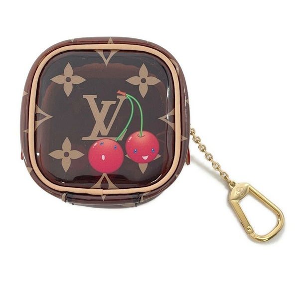 ルイヴィトン バッグチャーム モノグラム チェリー LV × TM ポルトモネ・キューブ M14943 LOUIS VUITTON 村上隆 コラボ
