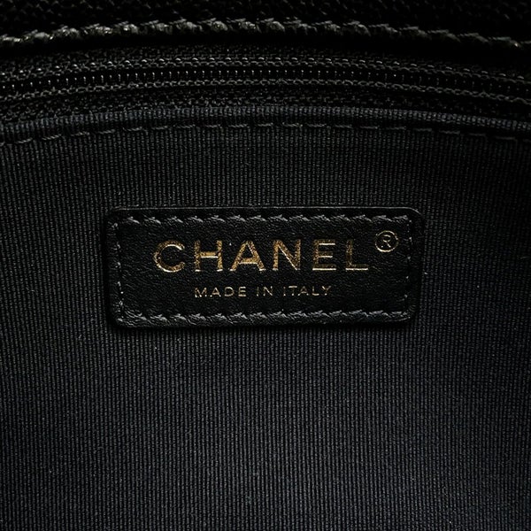 シャネル チェーンショルダーバッグ ミニ マトラッセ キャビアスキン AS3757 CHANEL バッグ 黒