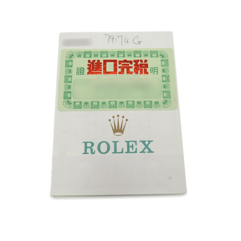 ロレックス デイトジャスト K番 SS/K18WG 79174G ROLEX 腕時計 シルバー文字盤 10PD