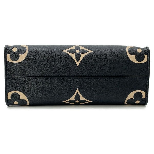 ルイヴィトン ハンドバッグ バイカラーモノグラム・アンプラント オンザゴー PM M45659 2way ショルダー 黒 ブラック