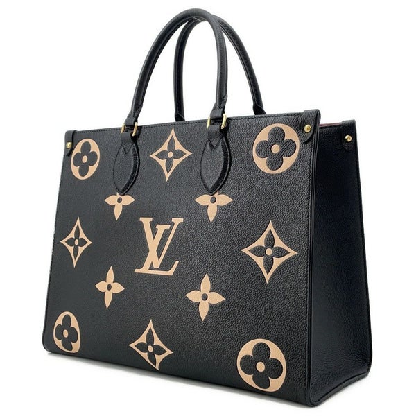 ルイヴィトン トートバッグ モノグラム・アンプラント オンザゴーMM M45495 ヴィトン バッグ トートバッグ 2way ブラック 黒