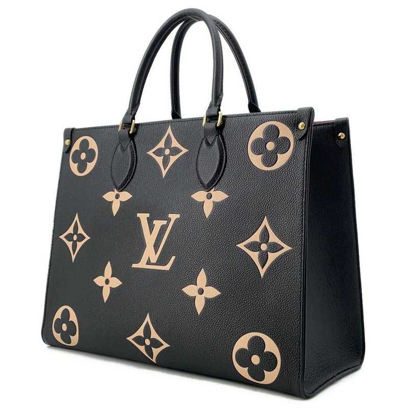 ルイヴィトン トートバッグ モノグラム・アンプラント オンザゴーMM M45495 ヴィトン バッグ トートバッグ 2way ブラック 黒